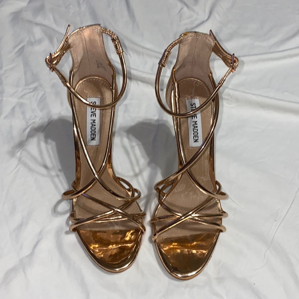 Strappy heels